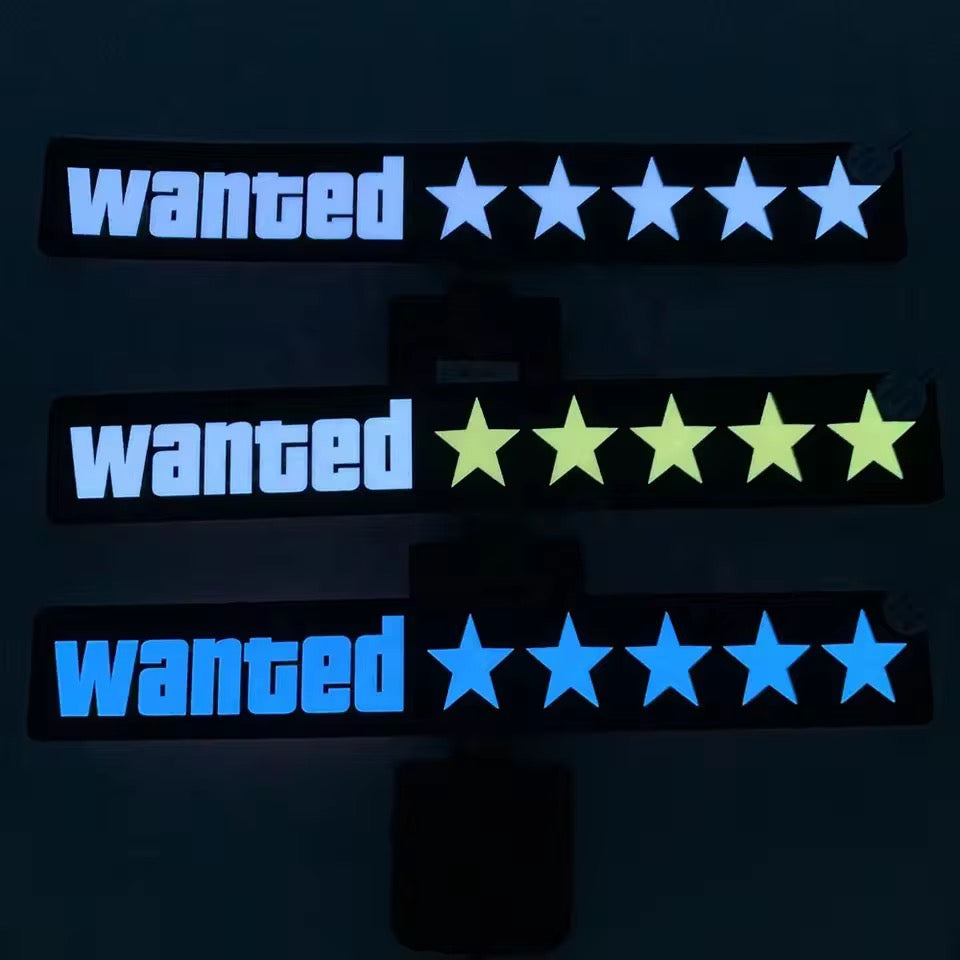 Wanted LED Stickers