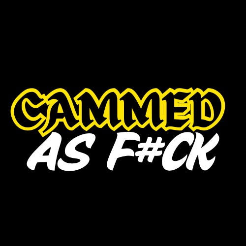 Custom Cammed as f#ck stickers