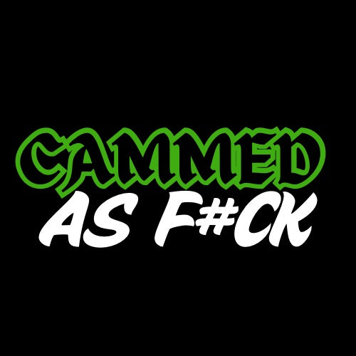 Custom Cammed as f#ck stickers