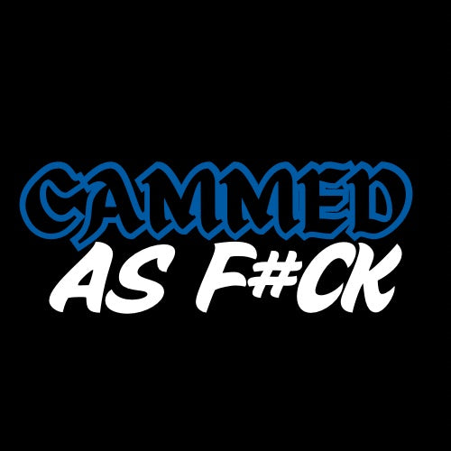 Custom Cammed as f#ck stickers