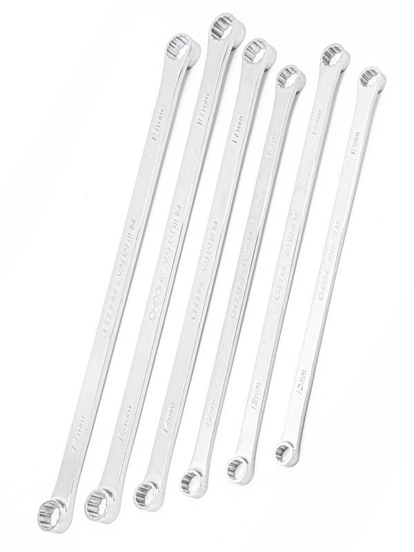 Genius 6 Pce Metric Extra Long Box End Wrench Set