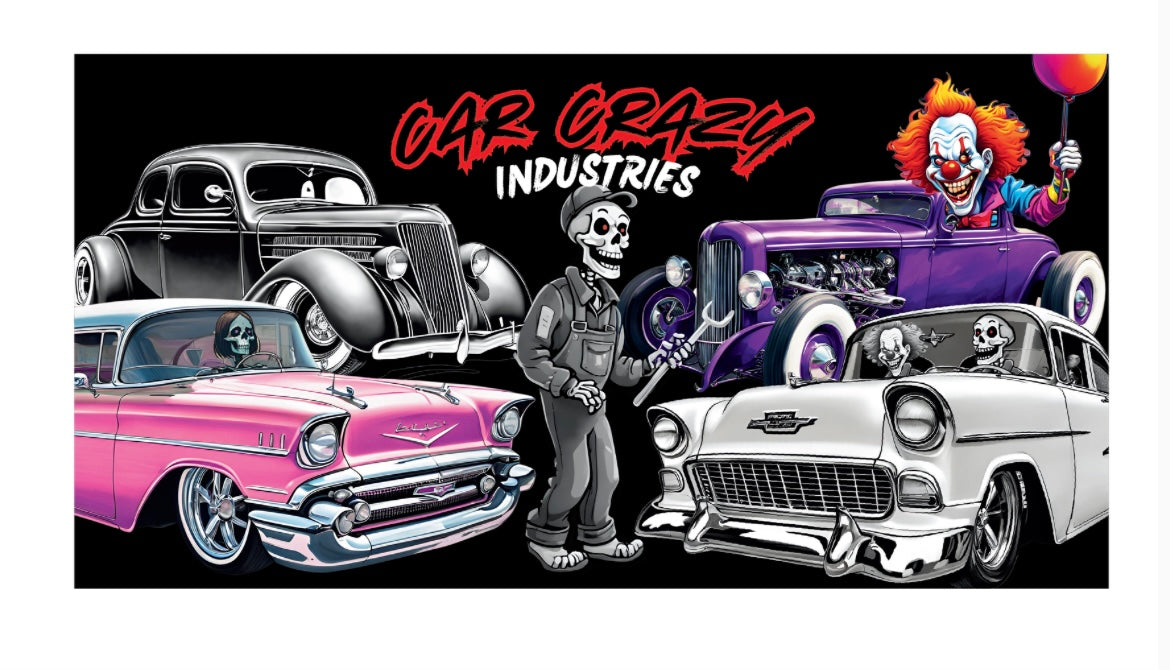 Car Crazy Stubby Coolers