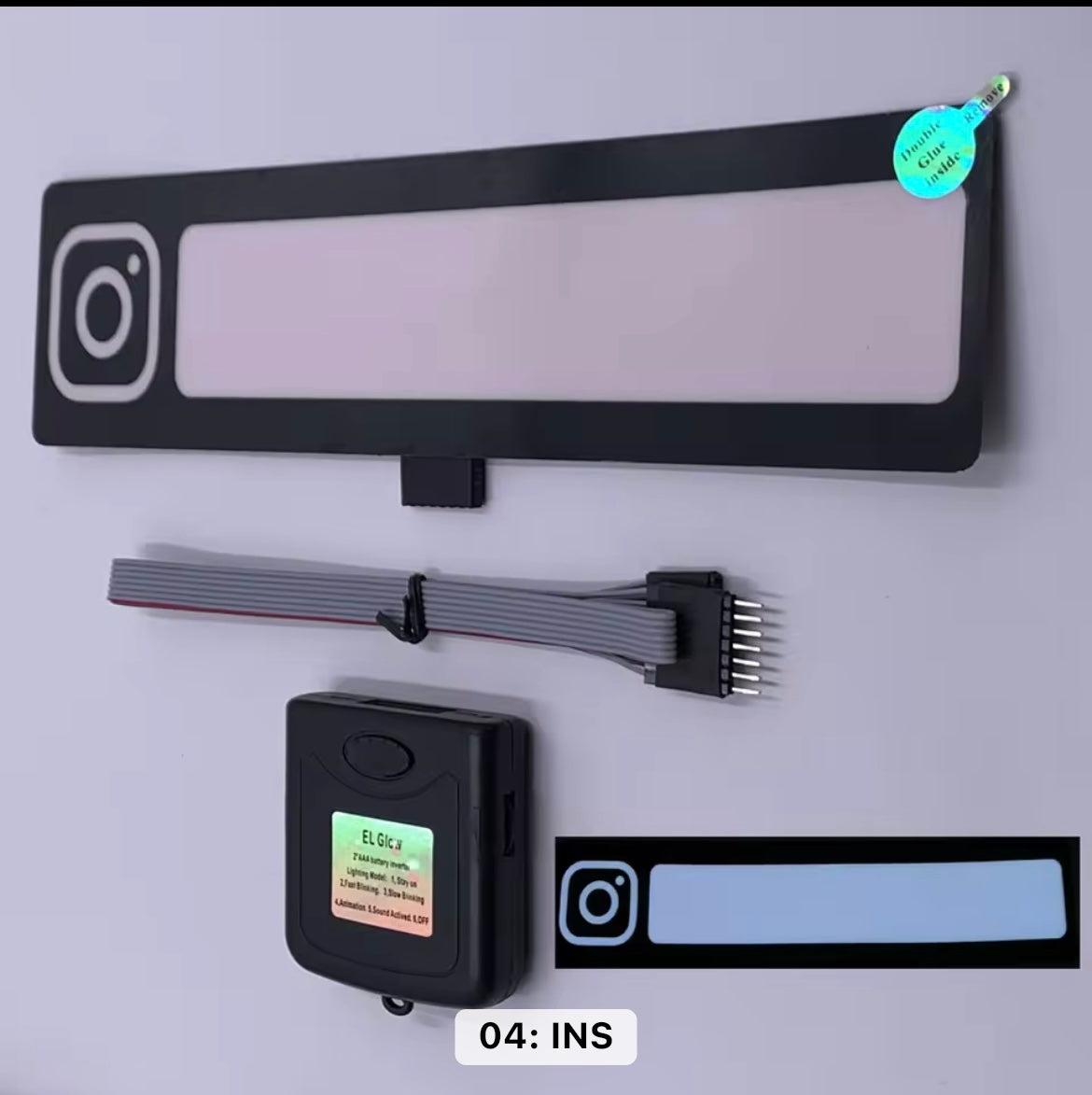 Instagram LED Sticker