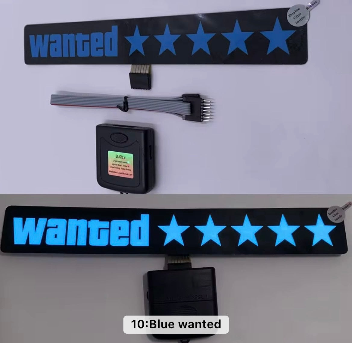Wanted LED Stickers