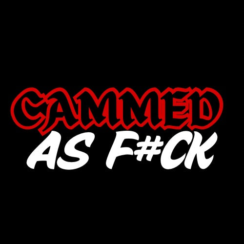 Custom Cammed as f#ck stickers
