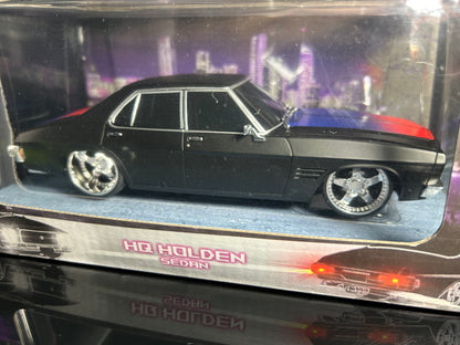 1:24 matte black holden hq custom light up