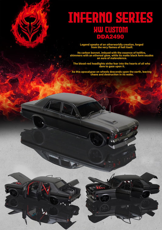 1:24 scale limited edition custom slammed xw falcon
