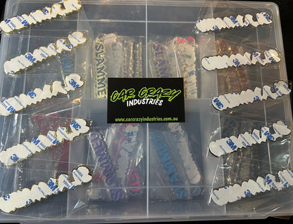 Custome chrome or gold Slammed Badges