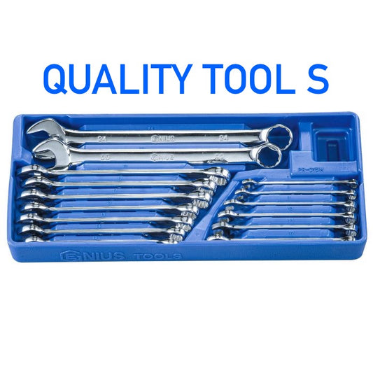 15 Pce Metric Combination Wrench Set