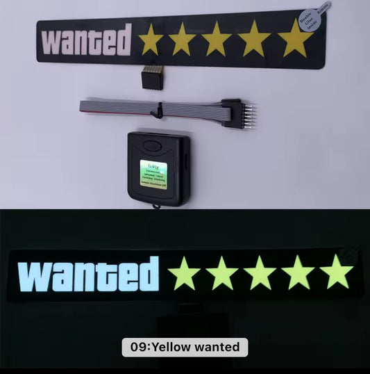 Wanted LED Stickers