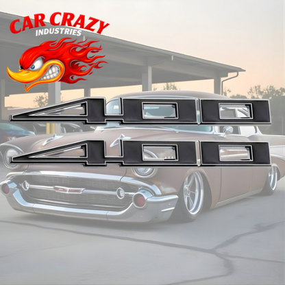 Chevrolet Engine Cubic Inch Badges