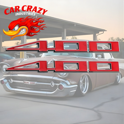 Chevrolet Engine Cubic Inch Badges