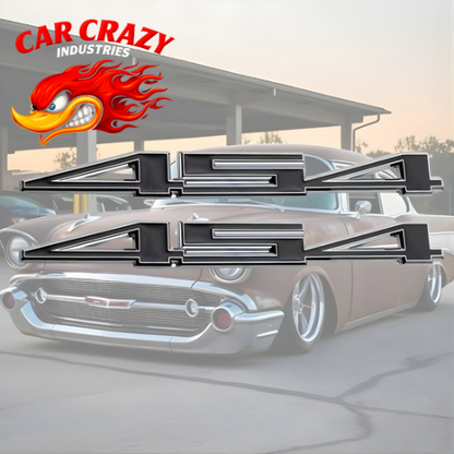 Chevrolet Engine Cubic Inch Badges