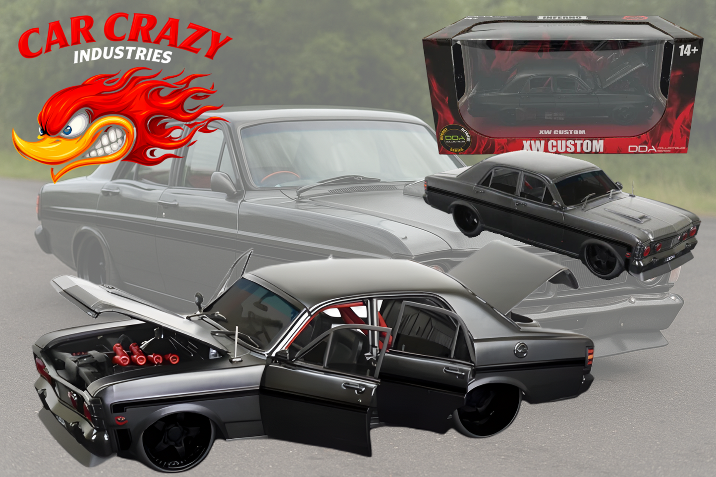 1:24 Scale Limited Edition Custom Slammed Xw Falcon