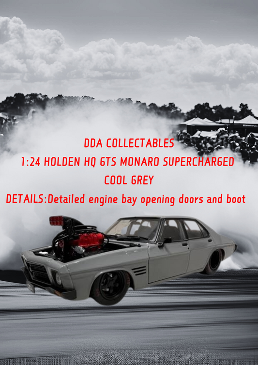 1:24 scale holden hq monaro supercharged cool grey